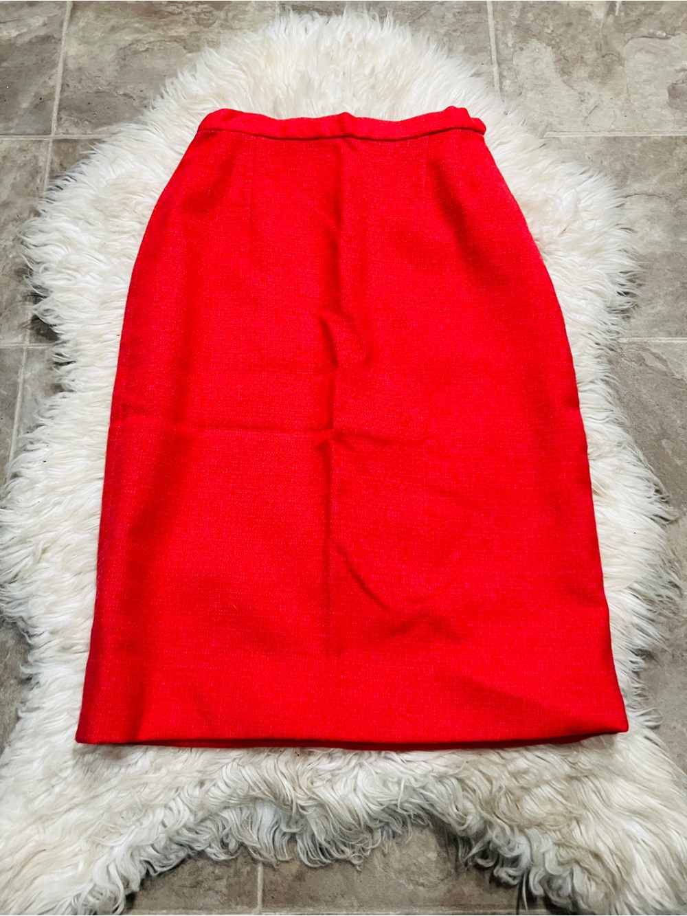 Pendleton Genuine Wool Pink Women's Pencil A-Line Skirt VTG
